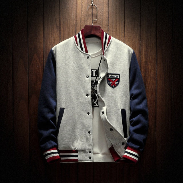 Single Breasted Casual Baseball Uniform